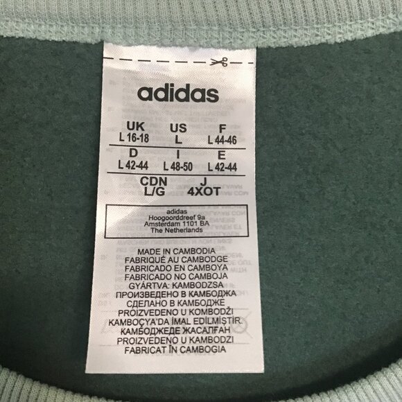 Adidas x Zoe Saldana Collection Sweatshirt Size L - Picture 8 of 9